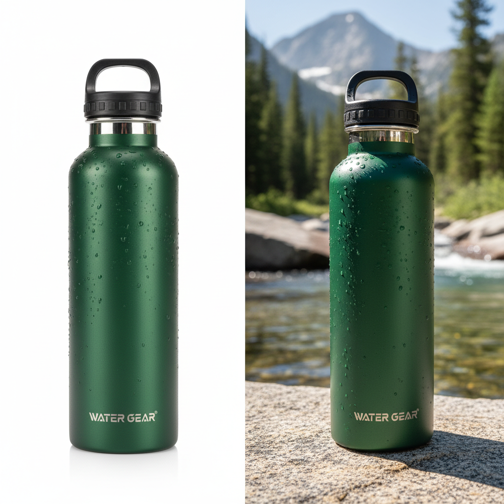 Insulated Stainless Steel Water Bottle (32oz)