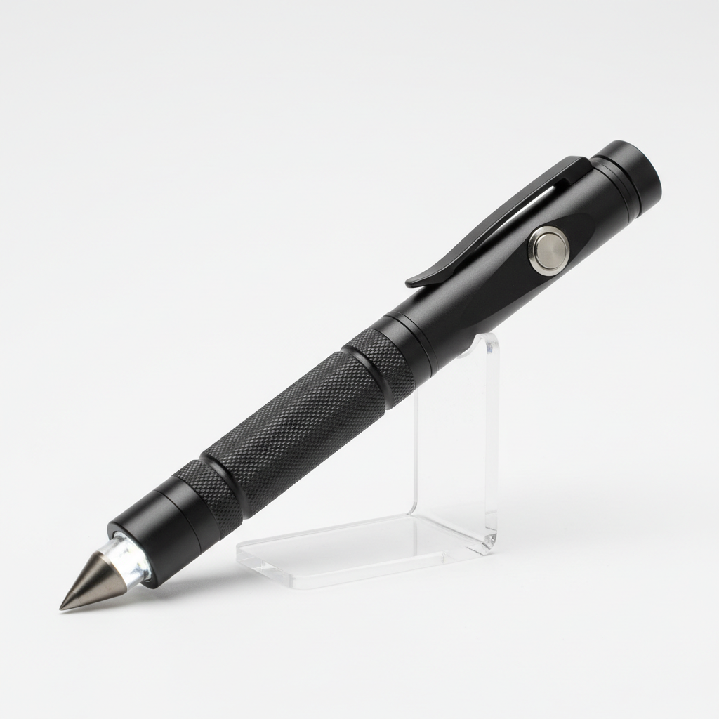 Tactical Pen with Glass Breaker & LED Light