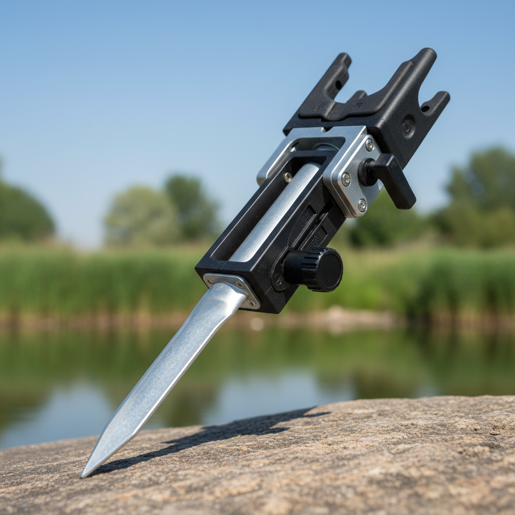 Fishing Rod Holder (Adjustable, Ground Stake)