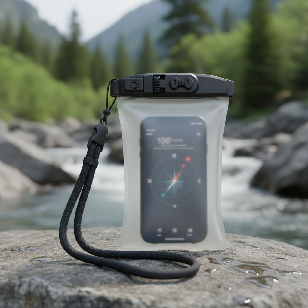 Waterproof Phone Pouch with Lanyard