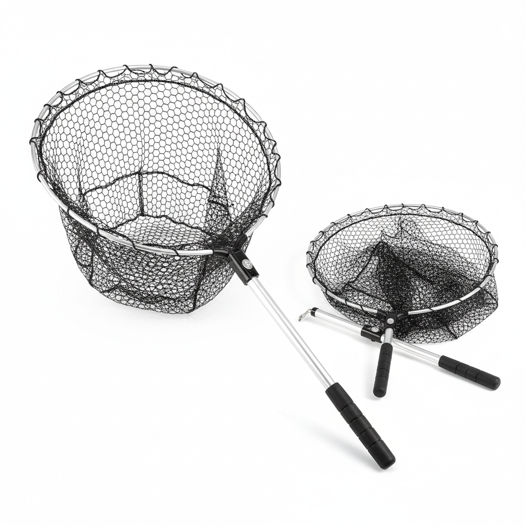 Collapsible Fishing Net with Telescopic Handle