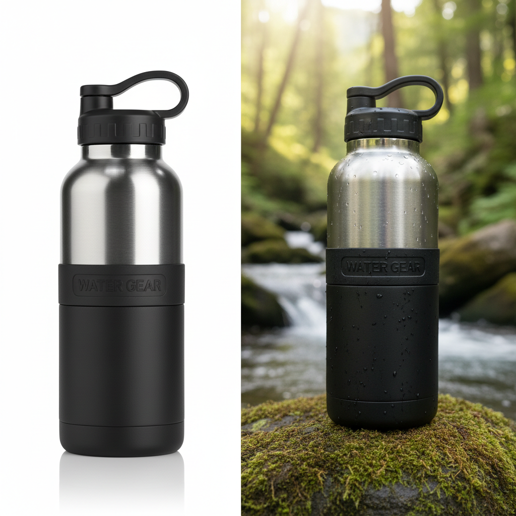 Insulated Stainless Steel Water Bottle (32oz)
