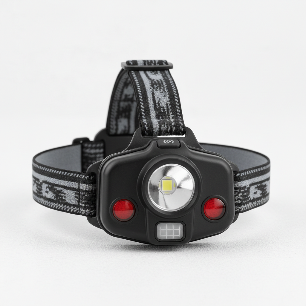 Headlamp with Red Light & Motion Sensor
