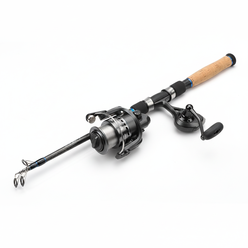 Compact Fishing Rod & Reel Combo (Telescopic)