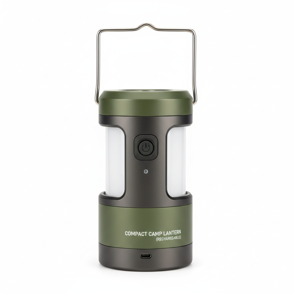 Compact Camp Lantern (Rechargeable)