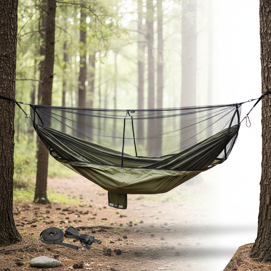 Camping Hammock with Mosquito Net