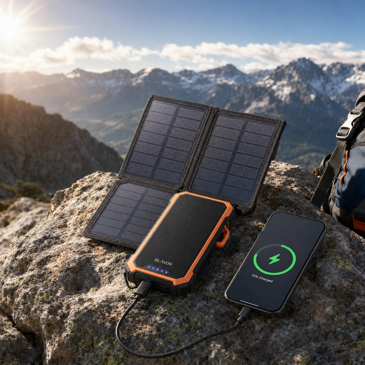 SolarCharge Pro 20000 Power Bank